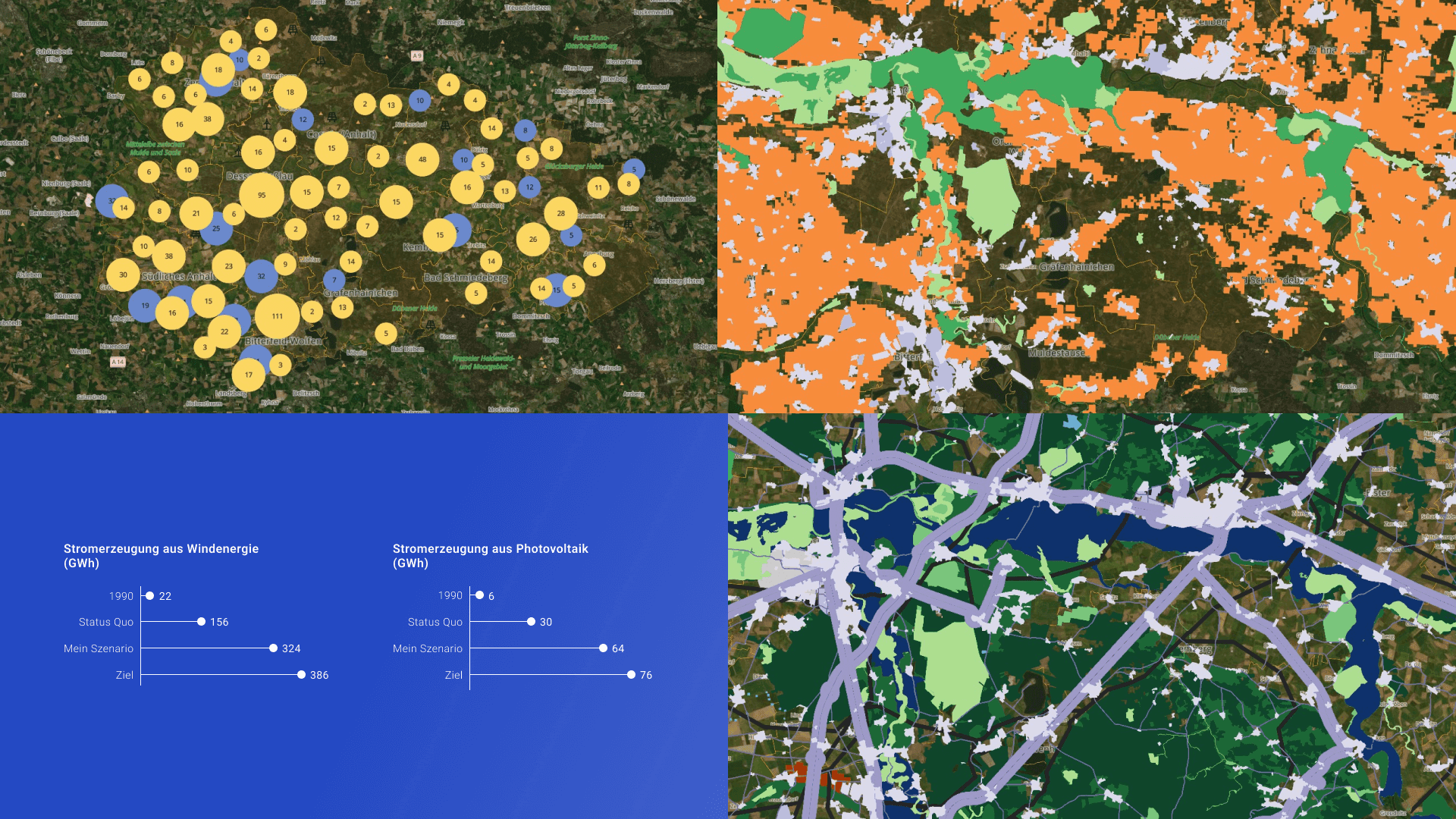 Map visualizations from EmpowerPlan